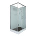 Душевой поддон DTO D D119 110х90, Прямоугольная, Хром, Акрил, Стекло матовый