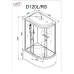 Душевой поддон DTO D D120SLLED 120х80, Угловая, Хром, Акрил, Стекло матовый Душевой поддон DTO D D120SLLED 120х80, Угловая, Хром, Акрил, Стекло матовый