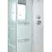 Душевая кабина DTO EM1510NLED 100×100×208, низкий поддон 15 см, профиль хром, стекло матовое с узором 5 мм, четверть круга, LED-подсветка Душевая кабина DTO EM1510NLED 100×100×208, низкий поддон 15 см, профиль хром, стекло матовое с узором 5 мм, четверть круга, LED-подсветка