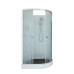 Душевая кабина DTO EM1511LN 110×80×208, низкий поддон 15 см, профиль хром, стекло матовое с узором 5 мм, левая, угловая, без крыши Душевая кабина DTO EM1511LN 110×80×208, низкий поддон 15 см, профиль хром, стекло матовое с узором 5 мм, левая, угловая, без крыши