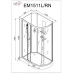 Душевая кабина DTO EM1511LN 110×80×208, низкий поддон 15 см, профиль хром, стекло матовое с узором 5 мм, левая, угловая, без крыши Душевая кабина DTO EM1511LN 110×80×208, низкий поддон 15 см, профиль хром, стекло матовое с узором 5 мм, левая, угловая, без крыши