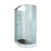Душевая кабина DTO EM1511LNGM 110×80×208, низкий поддон 15 см, профиль хром, стекло матовое с узором 5 мм, левая, угловая, с гидромассажем Душевая кабина DTO EM1511LNGM 110×80×208, низкий поддон 15 см, профиль хром, стекло матовое с узором 5 мм, левая, угловая, с гидромассажем