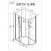 Душевая кабина DTO EM1511LNLED+GM 110×80×208, низкий поддон 15 см, профиль хром, стекло матовое с узором 5 мм, левая, угловая, LED-подсветка, с гидромассажем Душевая кабина DTO EM1511LNLED+GM 110×80×208, низкий поддон 15 см, профиль хром, стекло матовое с узором 5 мм, левая, угловая, LED-подсветка, с гидромассажем