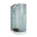 Душевая кабина DTO EM1512L 120×80×220, низкий поддон 15 см, профиль хром, стекло матовое с узором 5 мм, левая, угловая Душевая кабина DTO EM1512L 120×80×220, низкий поддон 15 см, профиль хром, стекло матовое с узором 5 мм, левая, угловая