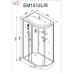 Душевая кабина DTO EM1512L 120×80×220, низкий поддон 15 см, профиль хром, стекло матовое с узором 5 мм, левая, угловая Душевая кабина DTO EM1512L 120×80×220, низкий поддон 15 см, профиль хром, стекло матовое с узором 5 мм, левая, угловая