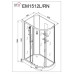 Душевая кабина DTO EM1512LNGM 120×80×208, низкий поддон 15 см, профиль хром, стекло матовое с узором 5 мм, левая, угловая, с гидромассажем Душевая кабина DTO EM1512LNGM 120×80×208, низкий поддон 15 см, профиль хром, стекло матовое с узором 5 мм, левая, угловая, с гидромассажем