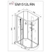 Душевая кабина DTO EM1512LNLED 120×80×208, низкий поддон 15 см, профиль хром, стекло матовое с узором 5 мм, левая, угловая, LED-подсветка Душевая кабина DTO EM1512LNLED 120×80×208, низкий поддон 15 см, профиль хром, стекло матовое с узором 5 мм, левая, угловая, LED-подсветка