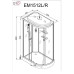 Душевая кабина DTO EM1512R 120×80×220, низкий поддон 15 см, профиль хром, стекло матовое с узором 5 мм, правая, угловая Душевая кабина DTO EM1512R 120×80×220, низкий поддон 15 см, профиль хром, стекло матовое с узором 5 мм, правая, угловая