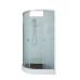 Душевая кабина DTO EM1512RN 120×80×208, низкий поддон 15 см, профиль хром, стекло матовое с узором 5 мм, правая, угловая, без крыши Душевая кабина DTO EM1512RN 120×80×208, низкий поддон 15 см, профиль хром, стекло матовое с узором 5 мм, правая, угловая, без крыши