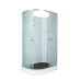 Душевая кабина DTO EM1512RNGM 120×80×208, низкий поддон 15 см, профиль хром, стекло матовое с узором 5 мм, правая, угловая, с гидромассажем Душевая кабина DTO EM1512RNGM 120×80×208, низкий поддон 15 см, профиль хром, стекло матовое с узором 5 мм, правая, угловая, с гидромассажем
