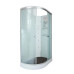 Душевая кабина DTO EM1512RNGM 120×80×208, низкий поддон 15 см, профиль хром, стекло матовое с узором 5 мм, правая, угловая, с гидромассажем Душевая кабина DTO EM1512RNGM 120×80×208, низкий поддон 15 см, профиль хром, стекло матовое с узором 5 мм, правая, угловая, с гидромассажем
