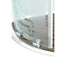 Душевая кабина DTO EM1512RNLED+GM 120×80×208, низкий поддон 15 см, профиль хром, стекло матовое с узором 5 мм, правая, угловая, LED-подсветка, с гидромассажем Душевая кабина DTO EM1512RNLED+GM 120×80×208, низкий поддон 15 см, профиль хром, стекло матовое с узором 5 мм, правая, угловая, LED-подсветка, с гидромассажем