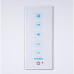 Душевая кабина DTO EM1580LED+GM 80×80×220, низкий поддон 15 см, профиль хром, стекло матовое с узором 5 мм, четверть круга, LED-подсветка, с гидромассажем Душевая кабина DTO EM1580LED+GM 80×80×220, низкий поддон 15 см, профиль хром, стекло матовое с узором 5 мм, четверть круга, LED-подсветка, с гидромассажем