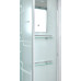 Душевая кабина DTO EM1590EL 90×90×220, низкий поддон 15 см, профиль хром, стекло матовое с узором 5 мм, четверть круга, с электрикой