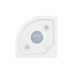 Душевая кабина DTO EM1590LED 90×90×220, низкий поддон 15 см, профиль хром, стекло матовое с узором 5 мм, четверть круга, LED-подсветка Душевая кабина DTO EM1590LED 90×90×220, низкий поддон 15 см, профиль хром, стекло матовое с узором 5 мм, четверть круга, LED-подсветка