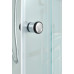 Душевая кабина DTO EM2712L 120×80×220, средний поддон 27 см, профиль хром, стекло матовое с узором 5 мм, левая, угловая