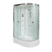 Душевая кабина DTO EM2712LGM 120×80×220, средний поддон 27 см, профиль хром, стекло матовое с узором 5 мм, левая, угловая, с гидромассажем Душевая кабина DTO EM2712LGM 120×80×220, средний поддон 27 см, профиль хром, стекло матовое с узором 5 мм, левая, угловая, с гидромассажем