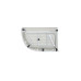 Душевая кабина DTO EM2712LNLED+GM 120×80×208, средний поддон 27 см, профиль хром, стекло матовое с узором 5 мм, левая, угловая, LED-подсветка, с гидромассажем Душевая кабина DTO EM2712LNLED+GM 120×80×208, средний поддон 27 см, профиль хром, стекло матовое с узором 5 мм, левая, угловая, LED-подсветка, с гидромассажем