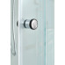Душевая кабина DTO EM2790 90×90×220, средний поддон 27 см, профиль хром, стекло матовое с узором 5 мм, четверть круга