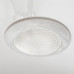 Душевая кабина DTO EM4510LED 100×100×220, высокий поддон 50 см, профиль хром, стекло матовое с узором 5 мм, четверть круга, LED-подсветка