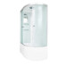Душевая кабина DTO EM4511LGM+EL 110×80×220, высокий поддон 50 см, профиль хром, стекло матовое с узором 5 мм, левая, угловая, с гидромассажем, с электрикой