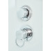 Душевая кабина DTO EM4511R 110×80×220, высокий поддон 50 см, профиль хром, стекло матовое с узором 5 мм, правая, угловая