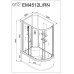 Душевая кабина DTO EM4512LNLED+GM 120×80×208, высокий поддон 50 см, профиль хром, стекло матовое с узором 5 мм, левая, угловая, LED-подсветка, с гидромассажем Душевая кабина DTO EM4512LNLED+GM 120×80×208, высокий поддон 50 см, профиль хром, стекло матовое с узором 5 мм, левая, угловая, LED-подсветка, с гидромассажем