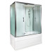 Душевой бокс DTO EM4515GM+EL 150×85×220, высокий поддон 50 см, профиль хром, стекло матовое 5 мм, прямоугольная, с гидромассажем, с электрикой Душевой бокс DTO EM4515GM+EL 150×85×220, высокий поддон 50 см, профиль хром, стекло матовое 5 мм, прямоугольная, с гидромассажем, с электрикой