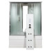 Душевой бокс DTO EM4517GM+EL 170×90×220, высокий поддон 50 см, профиль хром, стекло матовое 5 мм, прямоугольная, с гидромассажем, с электрикой Душевой бокс DTO EM4517GM+EL 170×90×220, высокий поддон 50 см, профиль хром, стекло матовое 5 мм, прямоугольная, с гидромассажем, с электрикой
