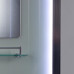 Душевой бокс DTO EM4517LED 170×90×220, высокий поддон 50 см, профиль хром, стекло матовое 5 мм, прямоугольная, LED-подсветка