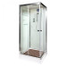 Душевая кабина DTO K402S 120×90×220, низкий поддон 15 см, профиль хром, стекло прозрачное 5 мм, прямоугольная