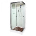 Душевая кабина DTO K402S 120×90×220, низкий поддон 15 см, профиль хром, стекло прозрачное 5 мм, прямоугольная