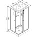 Душевая кабина DTO K402SLED 120×90×220, низкий поддон 15 см, профиль хром, стекло прозрачное 5 мм, прямоугольная, LED-подсветка Душевая кабина DTO K402SLED 120×90×220, низкий поддон 15 см, профиль хром, стекло прозрачное 5 мм, прямоугольная, LED-подсветка