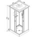 Душевая кабина DTO K409S 90×90×220, низкий поддон 15 см, профиль хром, стекло прозрачное 5 мм, квадратная