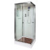 Душевая кабина DTO K409SEL 90×90×220, низкий поддон 15 см, профиль хром, стекло прозрачное 5 мм, квадратная, с электрикой