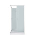 Душевая кабина DTO LK115NGM 100×100×208, низкий поддон 15 см, профиль хром, стекло матовое 5 мм, квадратная, с гидромассажем