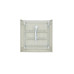 Душевая кабина DTO LK115NGM 100×100×208, низкий поддон 15 см, профиль хром, стекло матовое 5 мм, квадратная, с гидромассажем