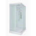 Душевая кабина DTO LK215GM+EL 120×90×215, низкий поддон 15 см, профиль хром, стекло матовое 5 мм, прямоугольная, с гидромассажем, с электрикой