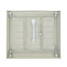 Душевая кабина DTO LK215GM+EL 120×90×215, низкий поддон 15 см, профиль хром, стекло матовое 5 мм, прямоугольная, с гидромассажем, с электрикой