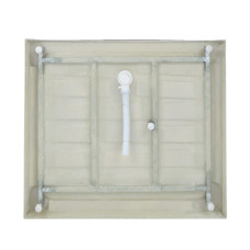 Душевая кабина DTO LK215NGM 120×90×208, низкий поддон 15 см, профиль хром, стекло матовое 5 мм, прямоугольная, с гидромассажем