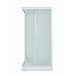 Душевая кабина DTO LK815GM+EL 80×80×215, низкий поддон 15 см, профиль хром, стекло матовое 5 мм, квадратная, с гидромассажем, с электрикой