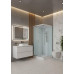 Душевая кабина DTO LK815GM 80×80×215, низкий поддон 15 см, профиль хром, стекло матовое 5 мм, квадратная, с гидромассажем Душевая кабина DTO LK815GM 80×80×215, низкий поддон 15 см, профиль хром, стекло матовое 5 мм, квадратная, с гидромассажем