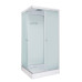 Душевая кабина DTO LK815GM 80×80×215, низкий поддон 15 см, профиль хром, стекло матовое 5 мм, квадратная, с гидромассажем Душевая кабина DTO LK815GM 80×80×215, низкий поддон 15 см, профиль хром, стекло матовое 5 мм, квадратная, с гидромассажем