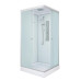 Душевая кабина DTO LK815GM 80×80×215, низкий поддон 15 см, профиль хром, стекло матовое 5 мм, квадратная, с гидромассажем Душевая кабина DTO LK815GM 80×80×215, низкий поддон 15 см, профиль хром, стекло матовое 5 мм, квадратная, с гидромассажем