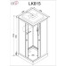 Душевая кабина DTO LK815GM 80×80×215, низкий поддон 15 см, профиль хром, стекло матовое 5 мм, квадратная, с гидромассажем Душевая кабина DTO LK815GM 80×80×215, низкий поддон 15 см, профиль хром, стекло матовое 5 мм, квадратная, с гидромассажем