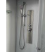 Душевая кабина DTO LK915GM 90×90×215, низкий поддон 15 см, профиль хром, стекло матовое 5 мм, квадратная, с гидромассажем