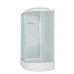 Душевая кабина DTO LM780GM+EL5 80×80×215, средний поддон 27 см, профиль хром, стекло матовое 5 мм, четверть круга, с гидромассажем, с электрикой Душевая кабина DTO LM780GM+EL5 80×80×215, средний поддон 27 см, профиль хром, стекло матовое 5 мм, четверть круга, с гидромассажем, с электрикой