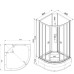 Душевая кабина DTO LM780N5 80×80×200, средний поддон 27 см, профиль хром, стекло матовое 5 мм, четверть круга, без крыши Душевая кабина DTO LM780N5 80×80×200, средний поддон 27 см, профиль хром, стекло матовое 5 мм, четверть круга, без крыши