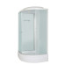 Душевая кабина DTO LM7905 90×90×215, средний поддон 27 см, профиль хром, стекло матовое 5 мм, четверть круга Душевая кабина DTO LM7905 90×90×215, средний поддон 27 см, профиль хром, стекло матовое 5 мм, четверть круга