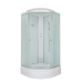 Душевая кабина DTO LM790GM+EL5 90×90×215, средний поддон 27 см, профиль хром, стекло матовое 5 мм, четверть круга, с гидромассажем, с электрикой Душевая кабина DTO LM790GM+EL5 90×90×215, средний поддон 27 см, профиль хром, стекло матовое 5 мм, четверть круга, с гидромассажем, с электрикой